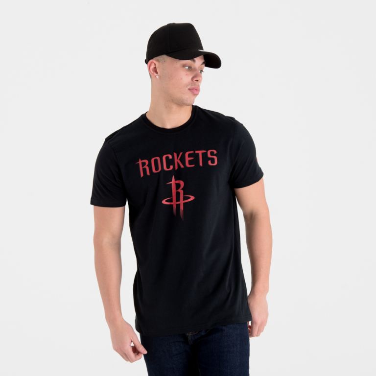 Ropa New Era Nba Negros - Houston Rockets Team Logo 95304BRHP